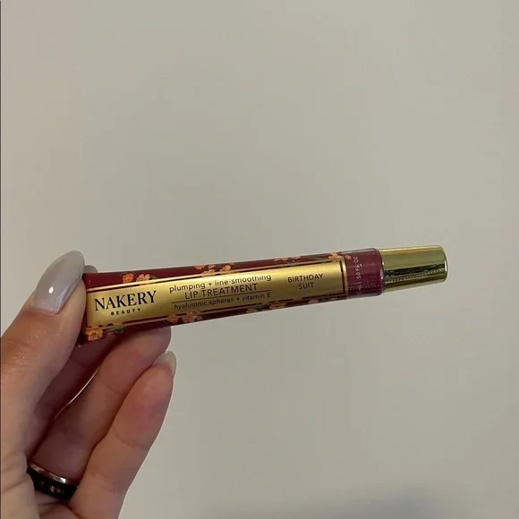 NWT Nakery Plumping + Line-smoothing Lip Treatment: Birthday Suit - Picture 4 of 6